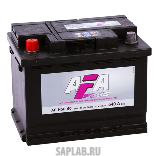 Купить AFA AFH5R60 Аккумулятор AFA 60 А/ч 560127 AF 242x175x190 EN540
