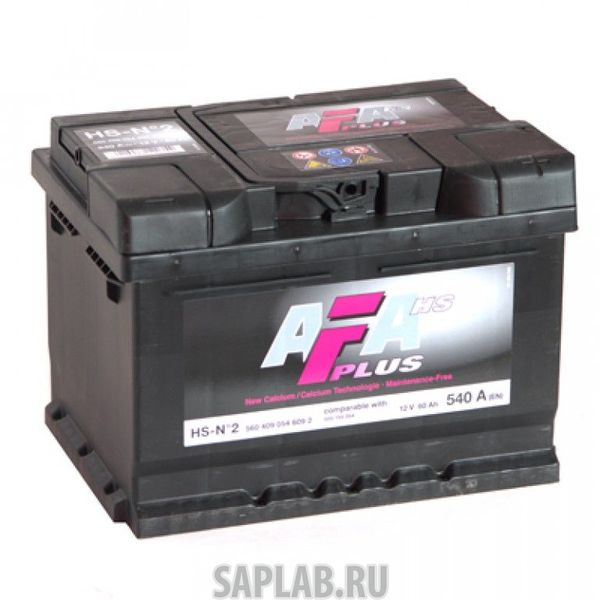 Купить AFA HSN2 Аккумулятор автомобильный Afa HS-N2 VL Euro низ.