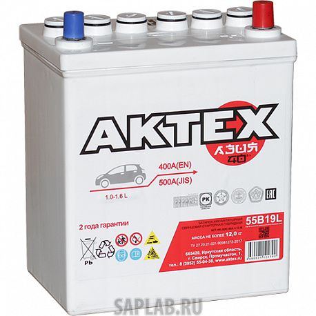 Купить AKTEX АТА40ЗRB19 Аккумулятор легковой 