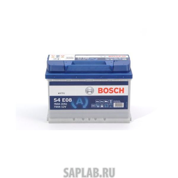 Купить BOSCH 0092S4E081 Аккумуляторная батарея Efb! 19.5/17.9 Евро 70ah 760a 278/175/190 BOSCH 0092S4E081