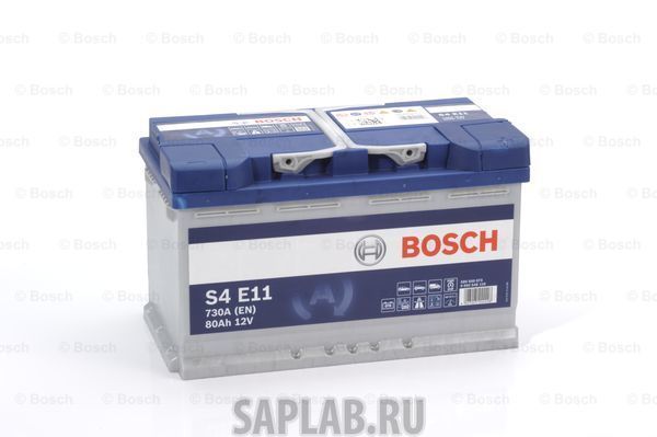 Купить BOSCH 0092S4E110 Аккумулятор автомобильный BOSCH 0 092 S4E 110 80 Ач