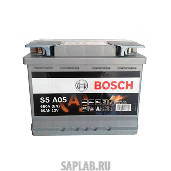 Купить BOSCH 0092S5A050 Аккумуляторная батарея 19.5/17.9 Евро 60ah 680a 242/175/190 Agm BOSCH 0092S5A050