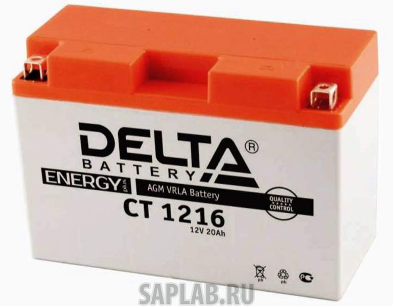 Купить DELTA 1058204534733 Аккумулятор мотоциклетный Delta CT1216