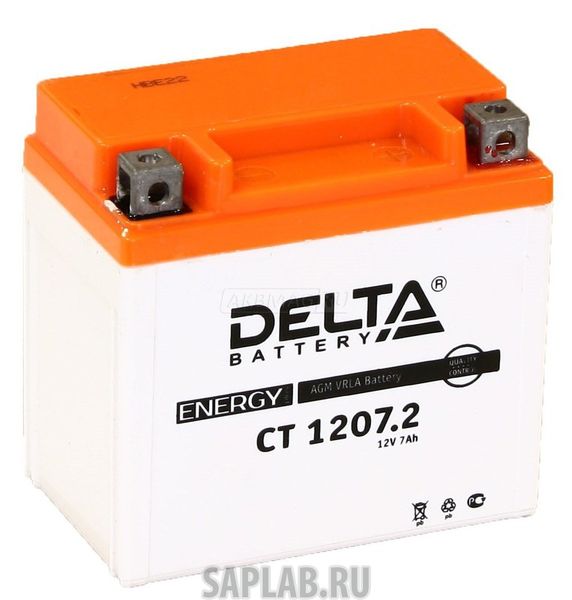 Купить DELTA CT12072 Аккумулятор автомобильный Delta CT 1207.2