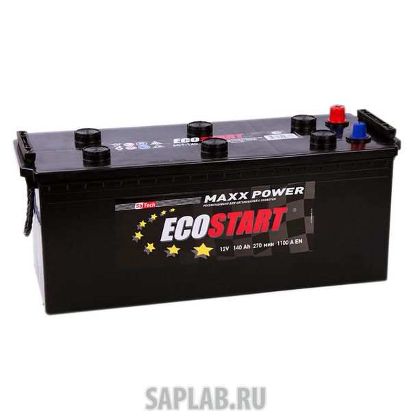 Купить ECOSTART 140РУС1100A Аккумулятор ECOSTART 140 рус 1100A 510х189х220