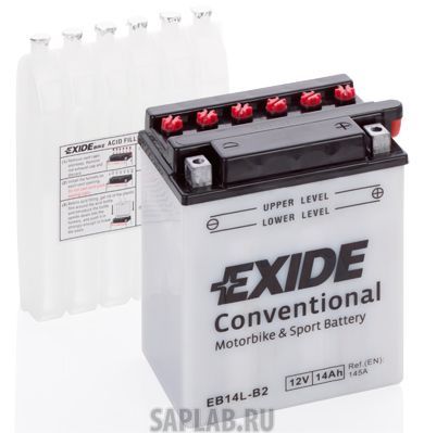 Купить EXIDE EB14LB2 Аккумулятор автомобильный EXIDE EB14L-B2 14 Ач