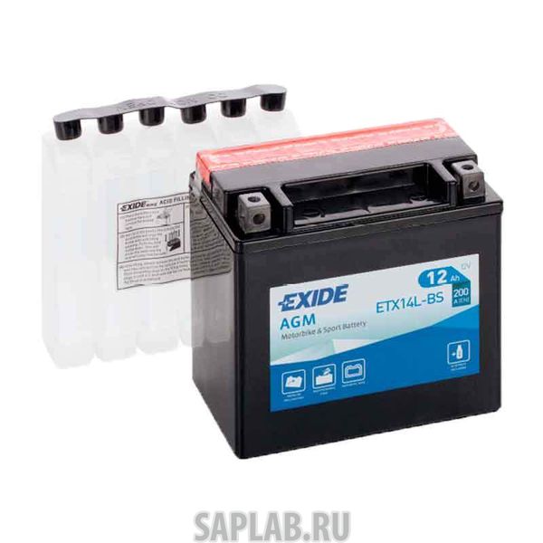 Купить EXIDE ETX14LBS Аккумулятор автомобильный EXIDE ETX14L-BS 12 Ач