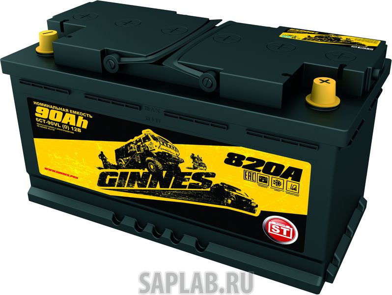 Купить GINNES GS9001 Аккумулятор автомобильный GINNES ST 6CT-90.0 GS9001