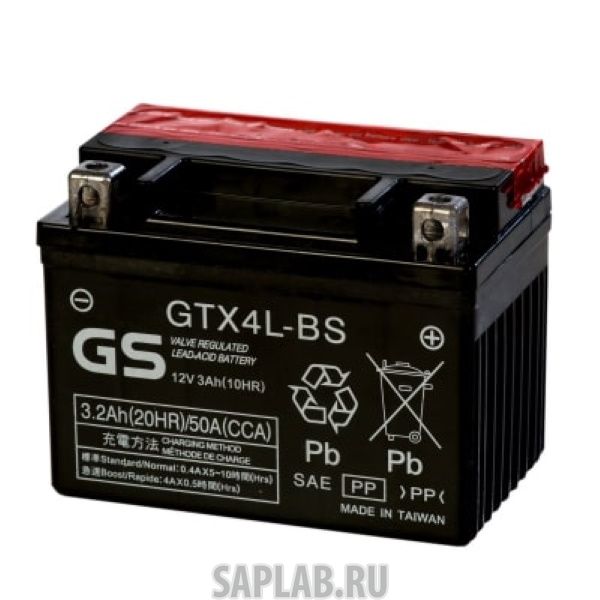 Купить GS GTX4LBS Аккумулятор GS GTX4L-BS 411