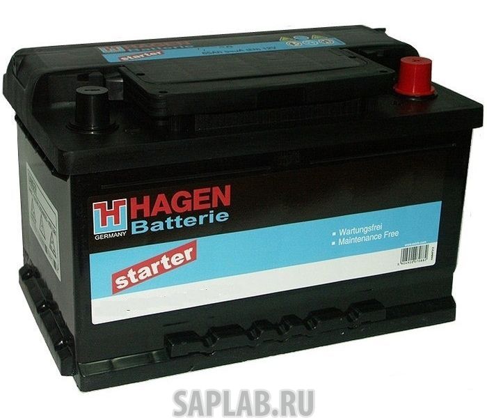 Купить HAGEN 55505 Аккумулятор автомобильный Hagen 12V 55Ah 460A B13 55505