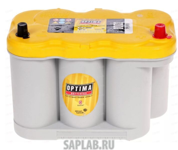 Купить OPTIMA YELLOWTOPR50 Аккумулятор OPTIMA YELLOWTOP R 5.0 66 А/ч 830А (306x173x225)