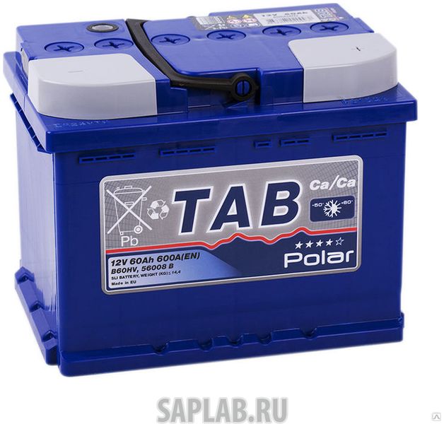 Купить TAB 121960 Аккумулятор TAB POLAR 60L 600A 242x175x190 121960