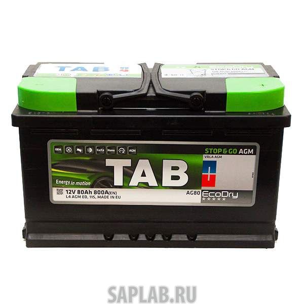 Купить TAB 213080 Аккумулятор TAB AGM 80R 800A 315x175x190