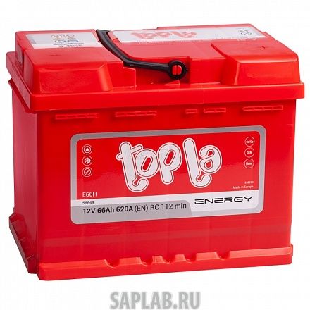 Купить TOPLA 10806656649 Аккумулятор Topla Energy 66R 620A 242x175x190 10806656649