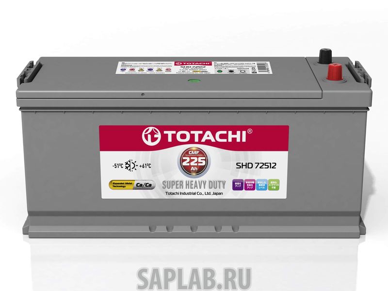 Купить TOTACHI 4589904527227 Аккумуляторная батарея TOTACHI KOR SHD 72512 225 а/ч
