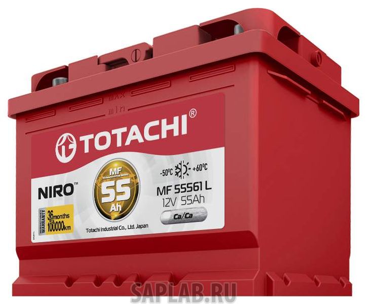 Купить TOTACHI 4589904925528 Аккумулятор автомобильный TOTACHI NIRO MF 55561,  55а/ч L 4589904925528