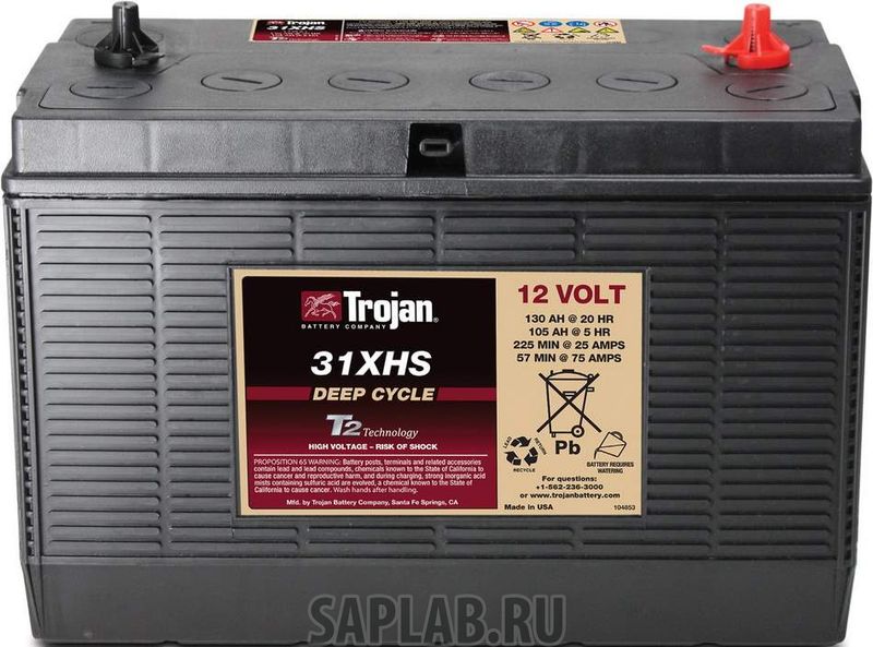 Купить TROJAN 31XHS Аккумулятор TROJAN 31XHS 12V 130A (329х171х243)