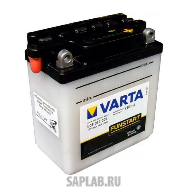 Купить VARTA 503012001 Аккумуляторная батарея Евро 3ah 30a 100/58/112 Yb3l-A Moto Varta 503012001