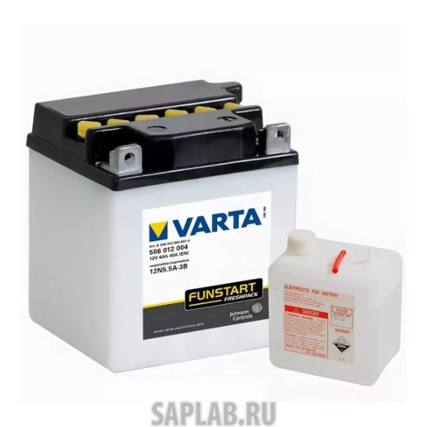Купить VARTA 506012004 Аккумулятор VARTA Powersports Freshpack 12N5.5A-3B