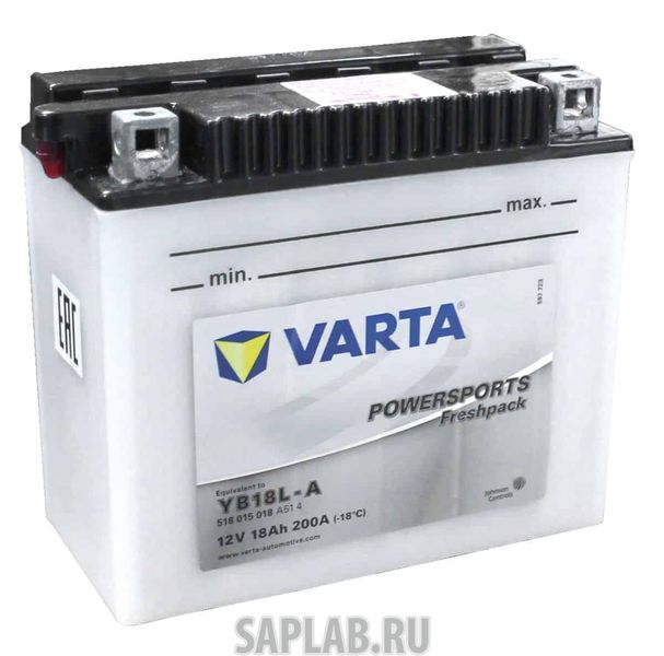 Купить VARTA 518015018 Аккумулятор VARTA Powersports Freshpack YB18L-A
