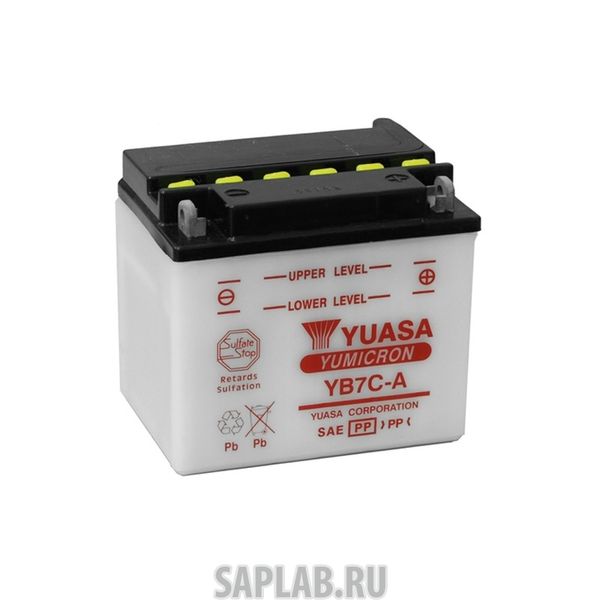 Купить YUASA YB7CA Аккумулятор Yuasa YB7C-A 12В 8Ач 120CCA 130x90x114 мм Обратная (-+)