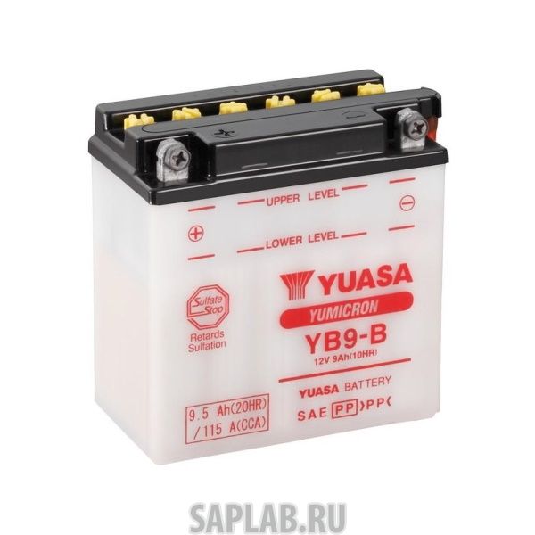 Купить YUASA YB9B Аккумулятор YUASA YB9-B