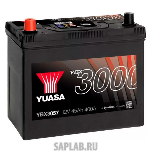 Купить YUASA YBX3057045 Аккумуляторная Батарея Smf[12v 45ah 400a] YUASA YBX3057-045