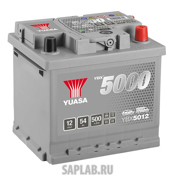 Купить YUASA YBX5012 Аккумулятор автомобильный Yuasa YBX5012 54 Ач