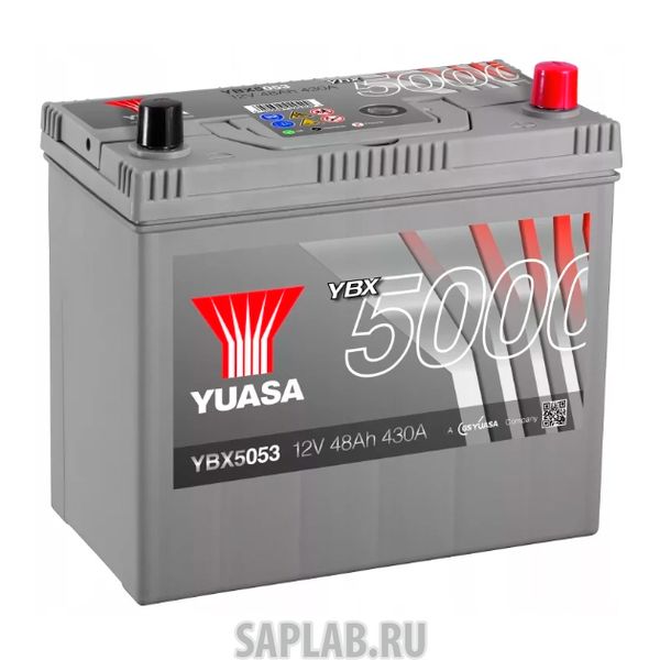 Купить YUASA YBX5053048 Аккумуляторная Батарея Silver High Performance[12v 48ah 430a] YUASA