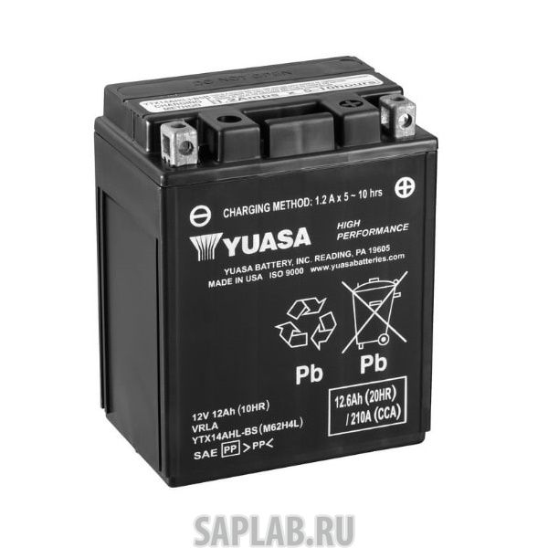 Купить YUASA YTX14AHLBS Аккумулятор YUASA YTX14AHL-BS