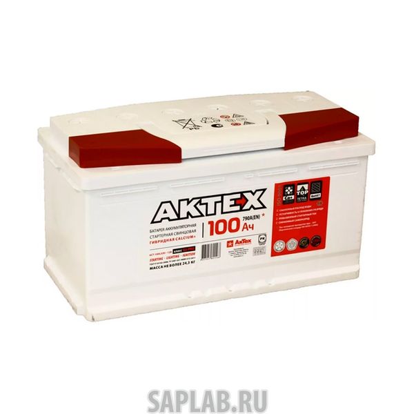 Купить АКТЕХ 6СТ1001 Аккумулятор АКТЕХ 100 А/ч прямая L+ EN 900A 352x175x190 ATST 100-3-L