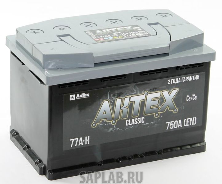 Купить АКТЕХ 77L750A Аккумулятор АКТЕХ CLASSIC 77L 750A 278x175x190