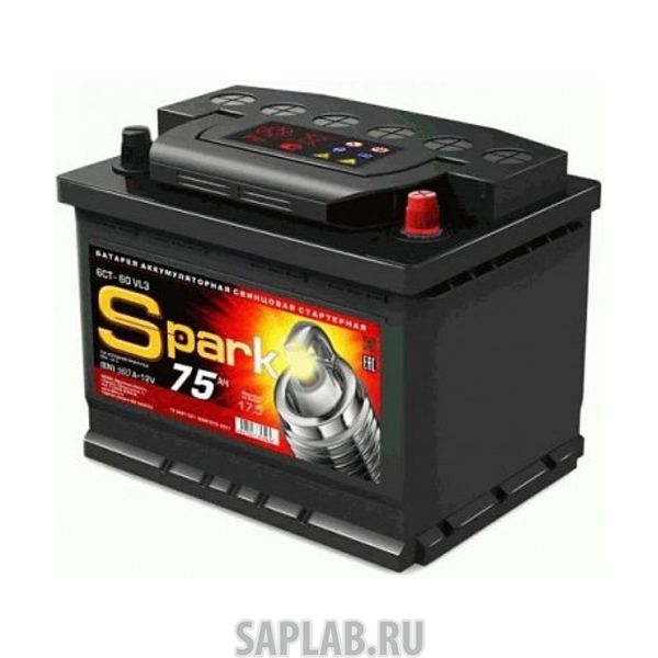 Купить СПАРК SPA75ЗR Аккумулятор легковой 
