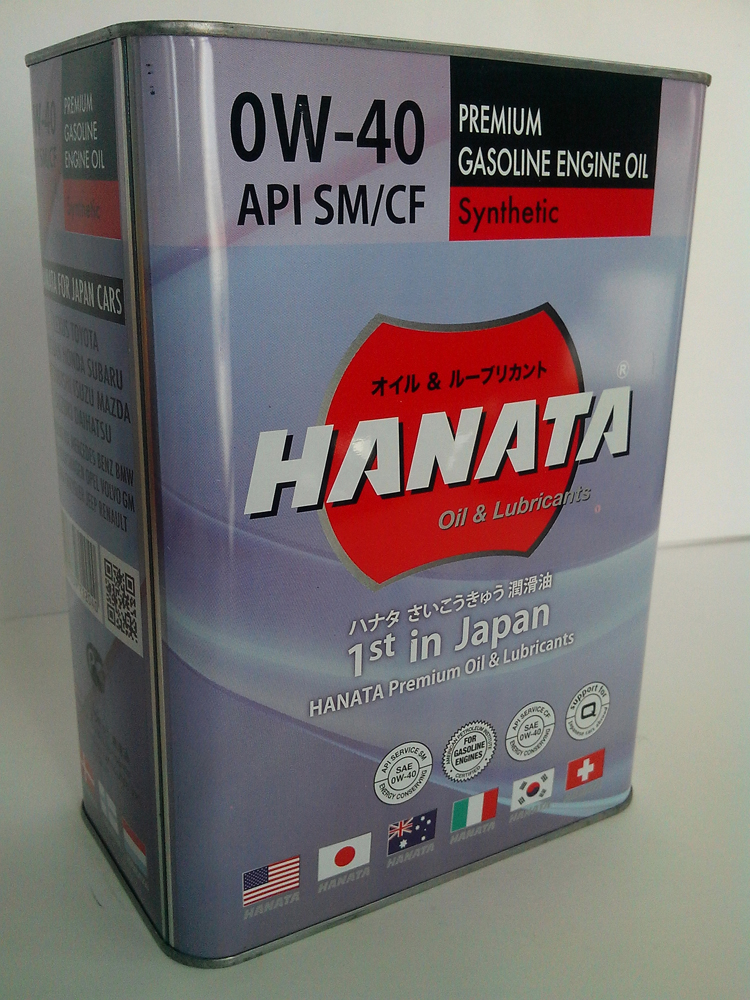 Купить Hanata 0G0404 Синтетическое моторное масло  GX 0W40, 4 литра