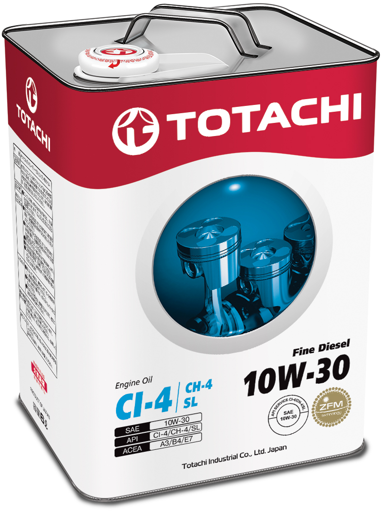 Купить Totachi 4562374690219 Fine Diesel CI-4/CH-4/SL 10W-30, 6л