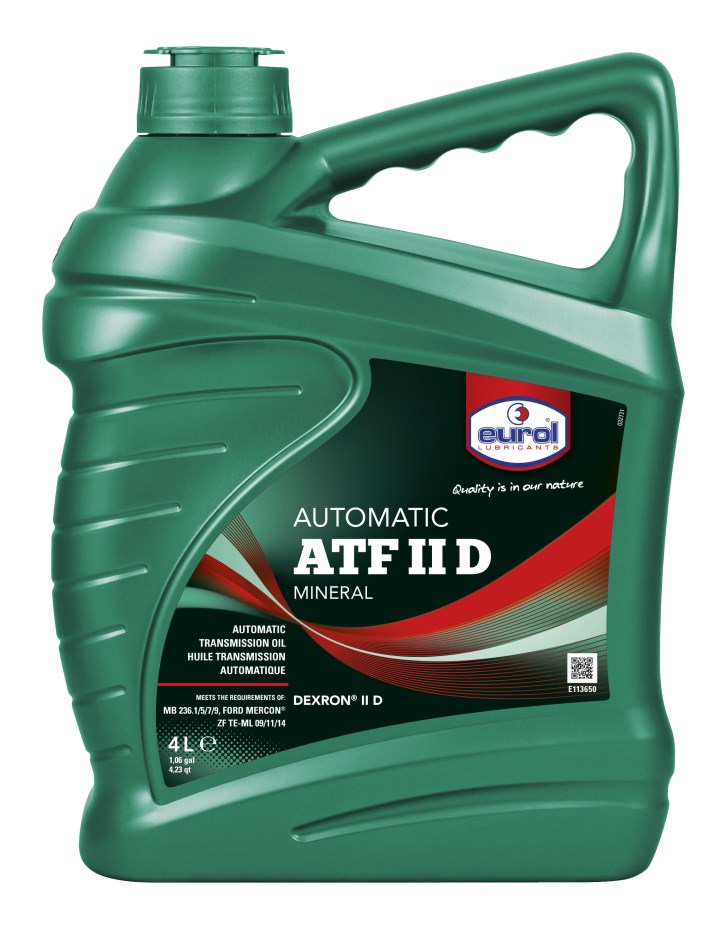 Купить Eurol E1136504L Жидкость для трансмиссий  ATF II D, 4л