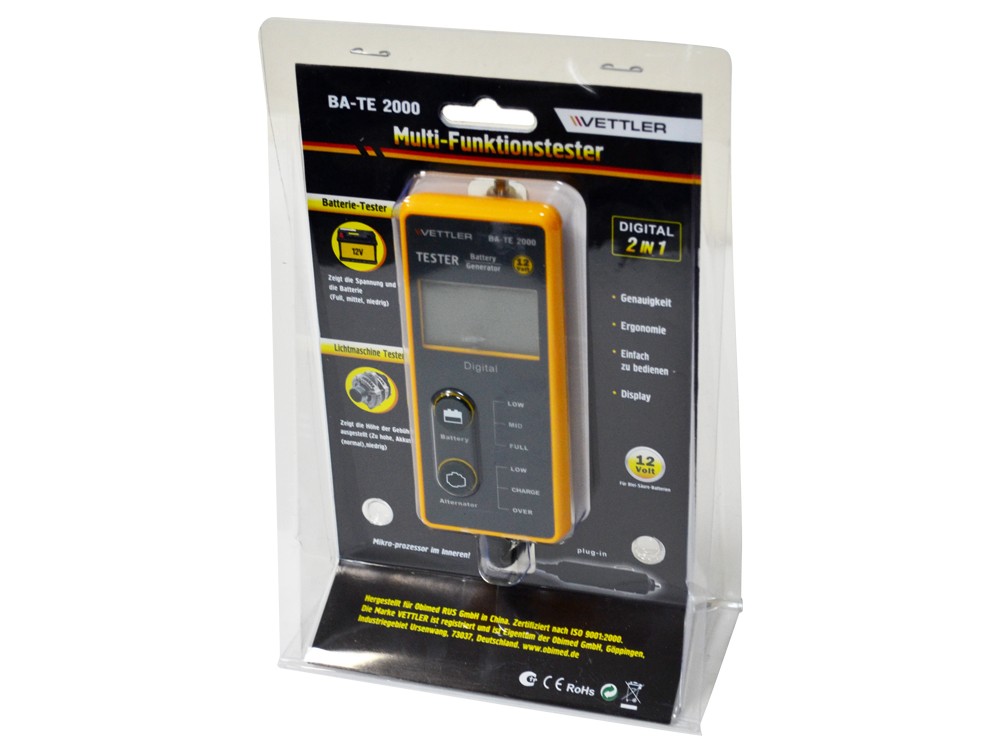 Купить Vettler BATE2000 Тестер Vettler