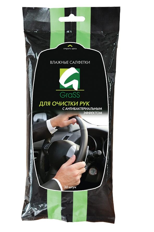 Купить Grass IT0314 Влажные салфетки для очистки рук Универсальные