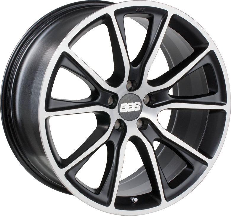 Купить Bbs WHS113775 SV 20/9 ET45 Satin black/diamond cut
