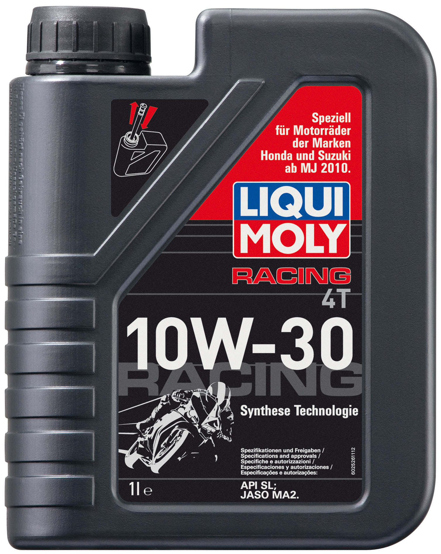Купить Liqui moly 2526 для 4-тактных Мотоциклов Racing 4T SAE 10W-30