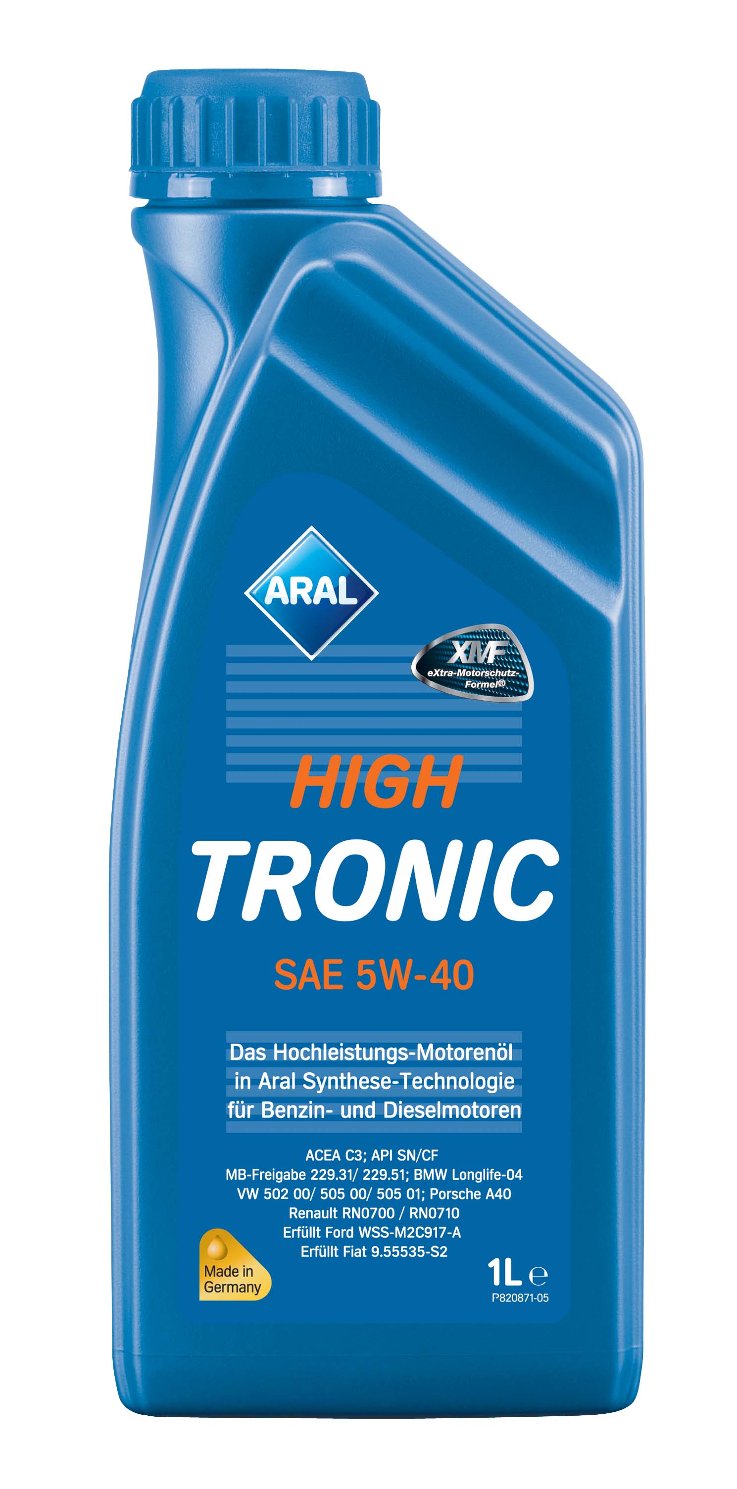 Купить Aral 20637  High Tronic 5W-40, 1л.