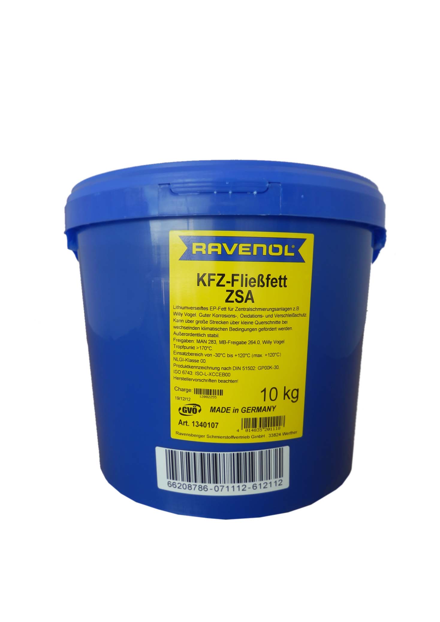 Купить Ravenol 4014835201118 Смазка для централизованных систем смазки Fliebfett ZSA