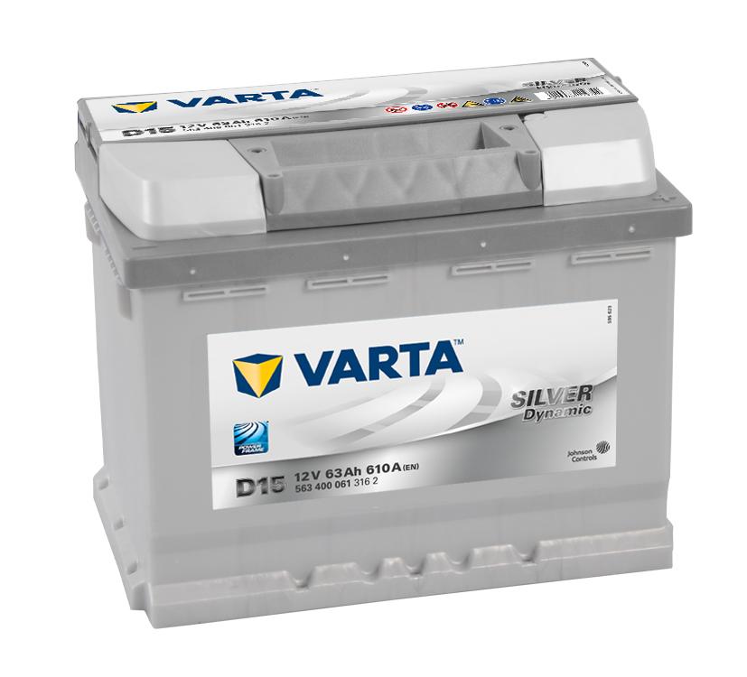 Купить VARTA 5634010613162 Аккумулятор автомобильный  Varta Silver Dynamic 5634010613162 63 Ач