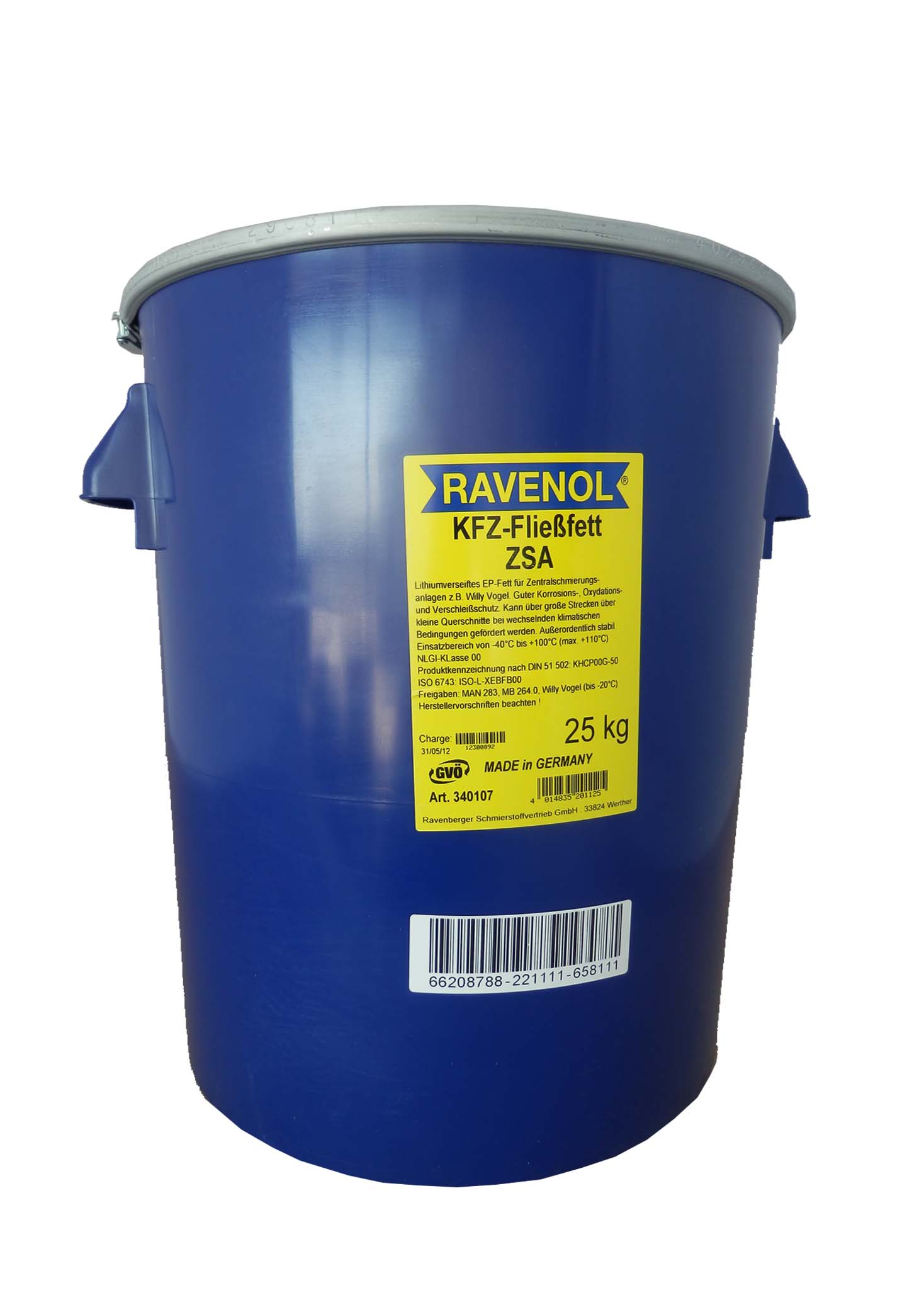 Купить Ravenol 4014835201125 Смазка для централиз. систем KFZ-Fliessfett ZSA (25кг)