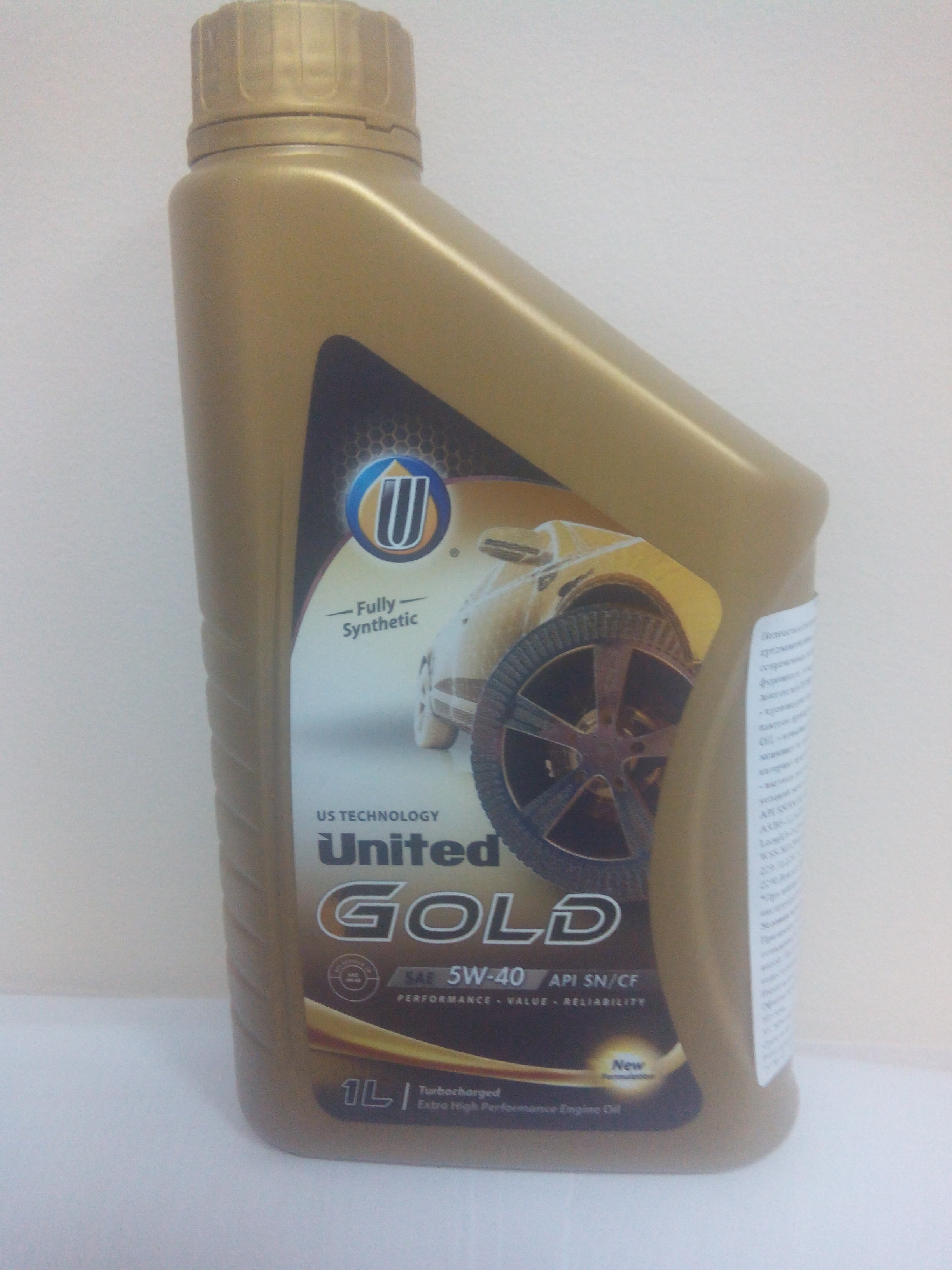 Купить United 8886351393228 Gold 5W40