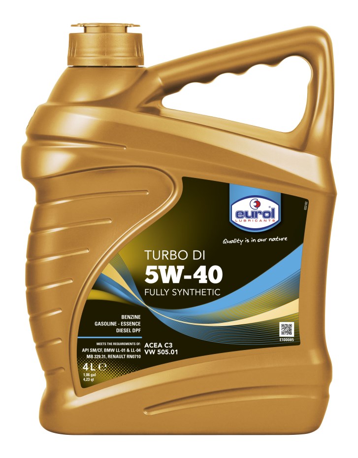 Купить Eurol E1000854L  Turbo DI 5W40 SM/CF, 4л (синт.)