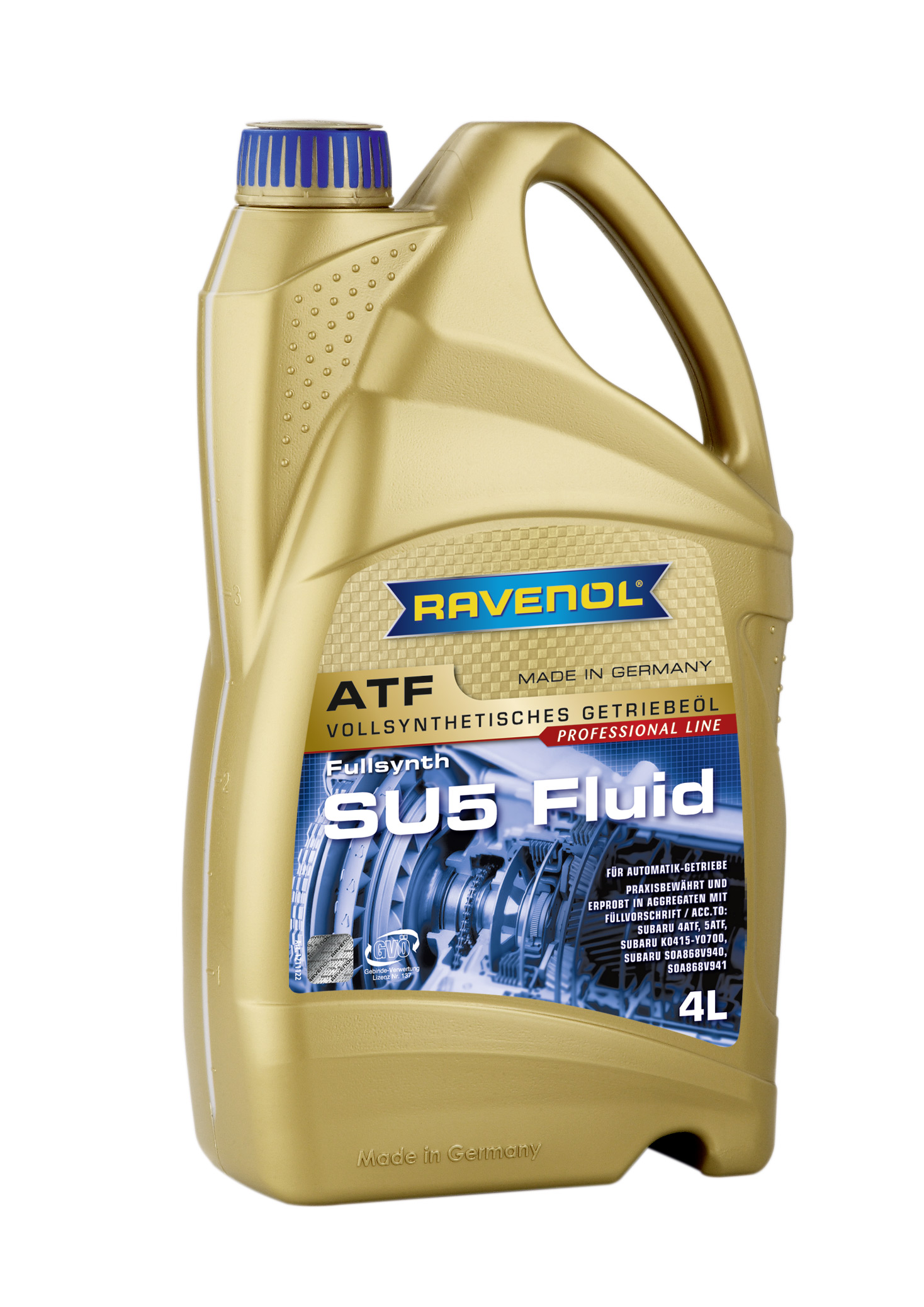 Купить Ravenol 4014835743892 Трансмиссионное масло  ATF SU5 Fluid (4л) new