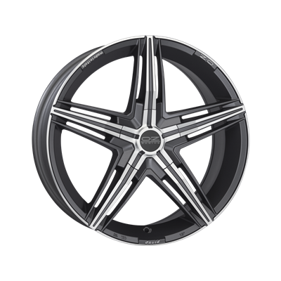 Купить Oz WHS057368 David 17/7,5 ET35 Matt graphite diamond cut