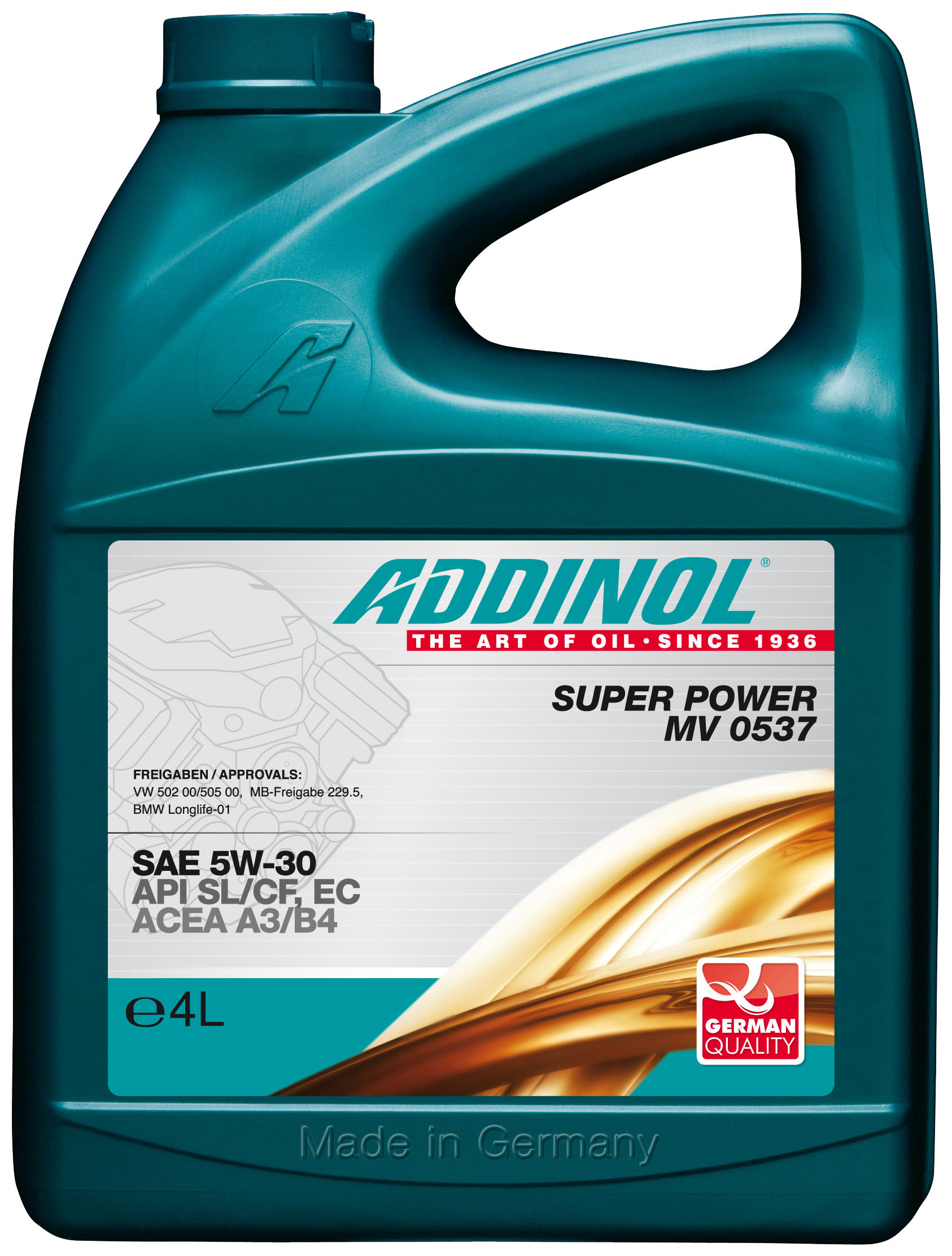 Купить Addinol 4014766250520 Super Power MV 0537 5W-30, 4л