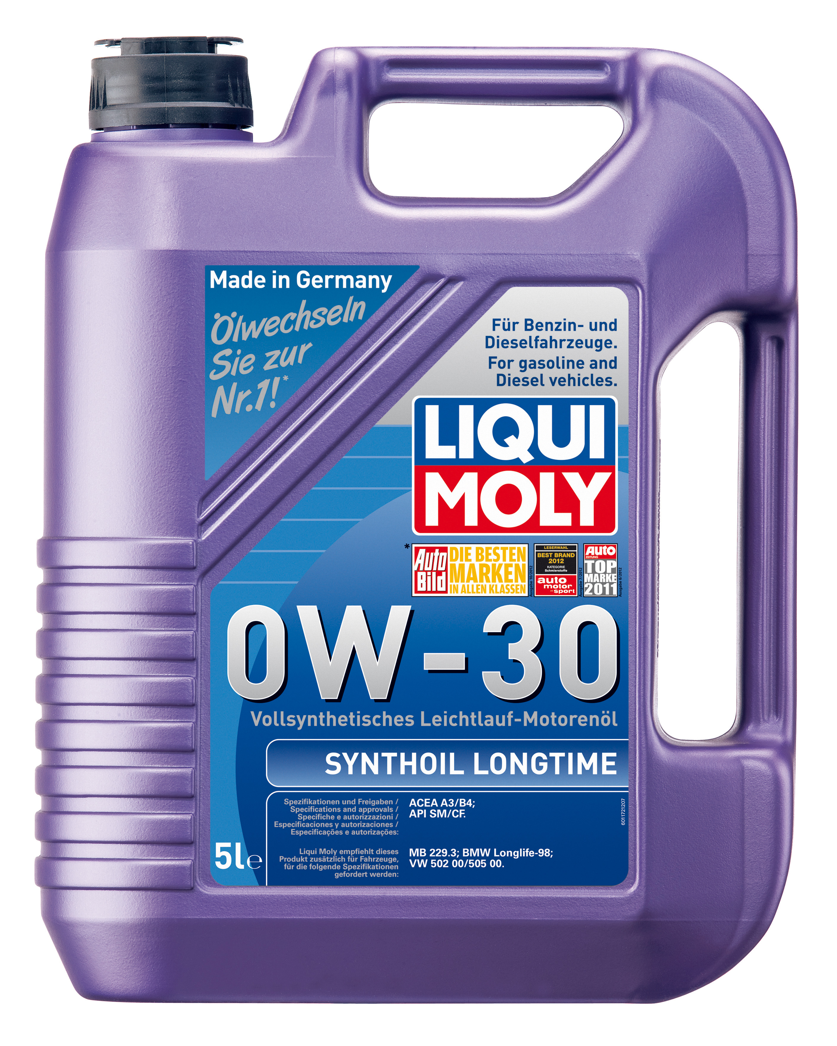 Купить Liqui moly 1172 Synthoil Longtime SAE 0W-30
